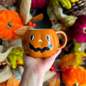 LAST ONE✨NEW🎃Target Hyde and Eek 2023 Halloween Pumpkin Jack o Lantern Mug🍂